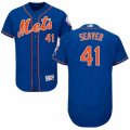 Men's Majestic New York Mets #41 Tom Seaver Royal Blue Flexbase Authentic Collection MLB Jersey