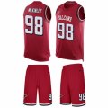 Mens Nike Atlanta Falcons #98 Takkarist McKinley Limited Red Tank Top Suit NFL Jersey