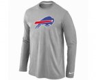 Nike Buffalo BillsLogo Long Sleeve T-Shirt Grey