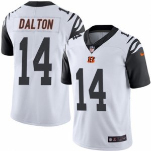 Mens Nike Cincinnati Bengals #14 Andy Dalton Limited White Rush NFL Jersey