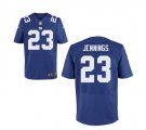 Nike NFL New York Giants #23 JENNINGS Blue Jerseys(elite)