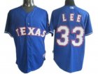Texas Rangers #33 Cliff Lee blue