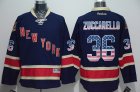NHL New York Rangers #36 Mats Zuccarello Dark Blue national flag Jerseys