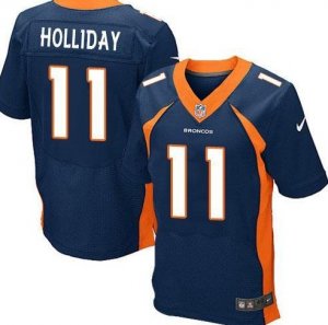 Nike jerseys denver broncos #11 holliday blue[new Elite]