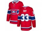 Youth Adidas Montreal Canadiens #33 Patrick Roy Red Home Authentic Stitched NHL Jersey