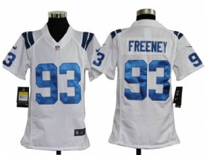 Nike Youth NFL Indianapolis Colts #93 Dwight Freeney White Jerseys