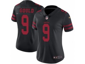 Women Nike San Francisco 49ers #9 Robbie Gould Vapor Untouchable Limited Black NFL Jersey