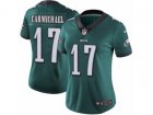 Women Nike Philadelphia Eagles #17 Harold Carmichael Vapor Untouchable Limited Midnight Green Team Color NFL Jersey