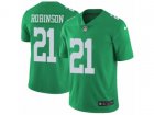 Nike Philadelphia Eagles #21 Patrick Robinson Limited Green Rush NFL Jersey