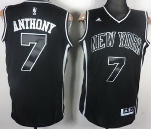 nba New York Knicks #7 Anthony Black and White