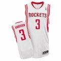 Mens Adidas Houston Rockets #3 Ryan Anderson Authentic White Home NBA Jersey