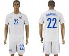 Chile #22 Henriquez Away Soccer Country Jersey