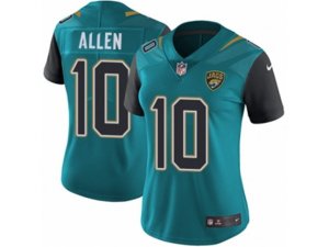Women Nike Jacksonville Jaguars #10 Brandon Allen Vapor Untouchable Limited Teal Green Team Color NFL Jersey