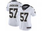Women Nike New Orleans Saints #57 Rickey Jackson Vapor Untouchable Limited White NFL Jersey