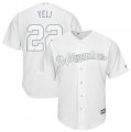 Brewers #22 Christian Yelich Yeli White 2019 Players Weekend Player Jersey