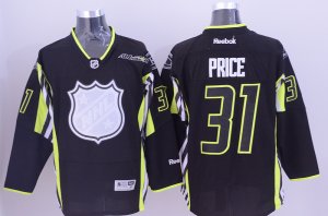 2015 All Star NHL Montreal Canadiens #31 Carey Price black jerseys