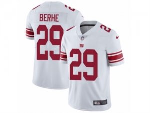 Mens Nike New York Giants #29 Nat Berhe Vapor Untouchable Limited White NFL Jersey