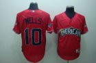 2010 mlb all star blue jays #10 wells red[cool base]