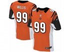 Mens Nike Cincinnati Bengals #99 Jordan Willis Elite Orange Alternate NFL Jersey