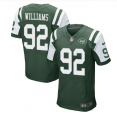 Nike New York Jets #92 Leonard Williams Green Team Color Men NFL Elite Jersey