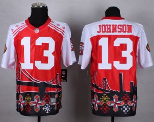 Nike San francisco 49ers #13 johnson Jerseys(Style Noble Fashion Elite)