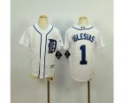 Youth mlb jerseys detroit tigers #1 iglesias white