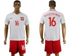 Poland #16 Blaszczykowski Home Soccer Country Jersey