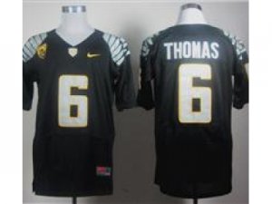 Ncaa Oregon Ducks De Anthony Thomas #6 Black College Football Jerseys