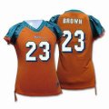 Women Miami Dolphins #23 Ronnie Brown orange