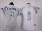 women nfl detroit lions #9 staffordshire field flirt fashion white[zebra]