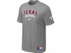 Texas Rangers L.Grey Nike Short Sleeve Practice T-Shirt