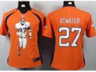 Nike Women denver broncos #27 moreno orange[portrait fashion]jerseys