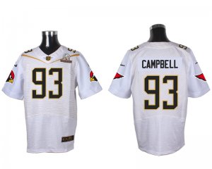 2016 PRO BOWL Nike Arizona Cardinals #93 Calais Campbell white jerseys(Elite)