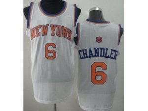 nba New York Knicks #6 Tyson Chandler white Jerseys[Revolution 30]