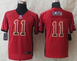 Youth 2014 New Nike Kansas City Chiefs #11 Smith red Jerseys(Drift Fashion)