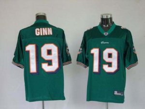 nfl miami dolphins #19 ginn green