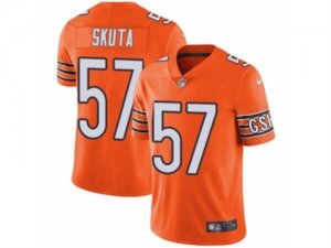 Mens Nike Chicago Bears #57 Dan Skuta Vapor Untouchable Limited Orange Rush NFL Jersey