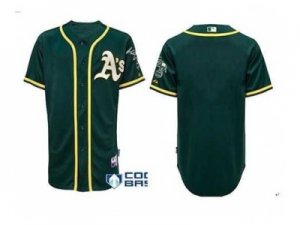 mlb jerseys oakland athletics blank green[2014 new]