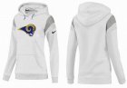 Women St. Louis Rams Logo Pullover Hoodie-034