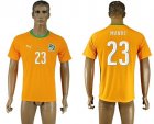 Cote d'lvoire #23 Mande Home Soccer Country Jersey