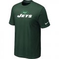 Nike New York Jets Authentic Logo T-Shirt - Team Green