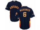 Men Houston Astros #6 Jake Marisnick Navy 2018 Gold Program Cool Base Stitched Baseball Jersey