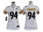 Nike Women NFL Pittsburgh Steelers #94 Lawrence Timmons white Jerseys