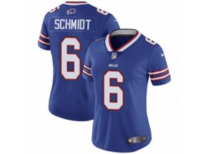 Women Nike Buffalo Bills #6 Colton Schmidt Vapor Untouchable Limited Royal Blue Team Color NFL Jersey