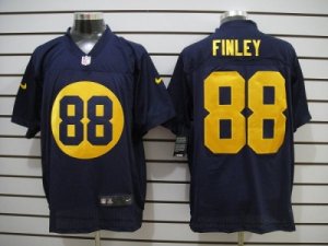 Nike NFL Green Bay Packers #88 Jermichael Finley Blue Jerseys (Elite)