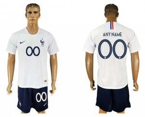 France Away 2018 FIFA World Cup Mens Customized Jersey