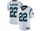 Mens Nike Carolina Panthers #22 Christian McCaffrey Vapor Untouchable Limited White NFL Jersey