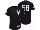 Mens New York Yankees #68 Dellin Betances 2017 Spring Training Flex Base Authentic Collection Stitched Baseball Jersey