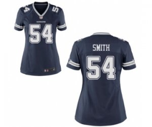 Women\'s Nike Dallas Cowboys #54 Jaylon Smith Navy Blue Team Color NFL Jersey