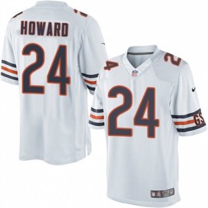 Men\'s Nike Chicago Bears #24 Jordan Howard Limited White NFL Jersey